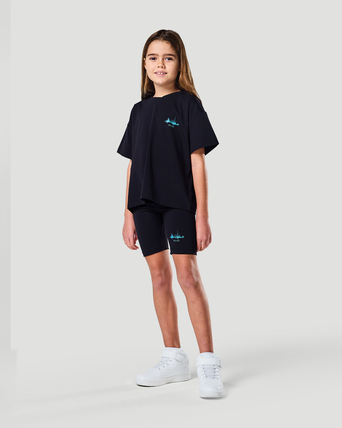 Girls Cycling short - Jet Black image number 0