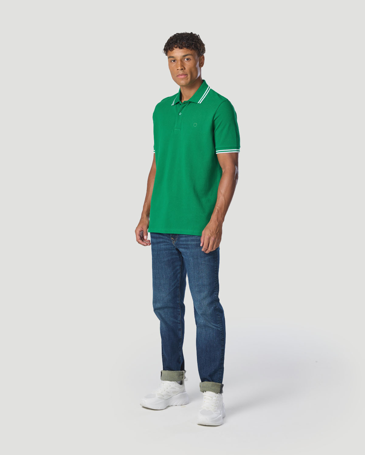 Men's Polo T-Shirt - Jelly Bean image number 5