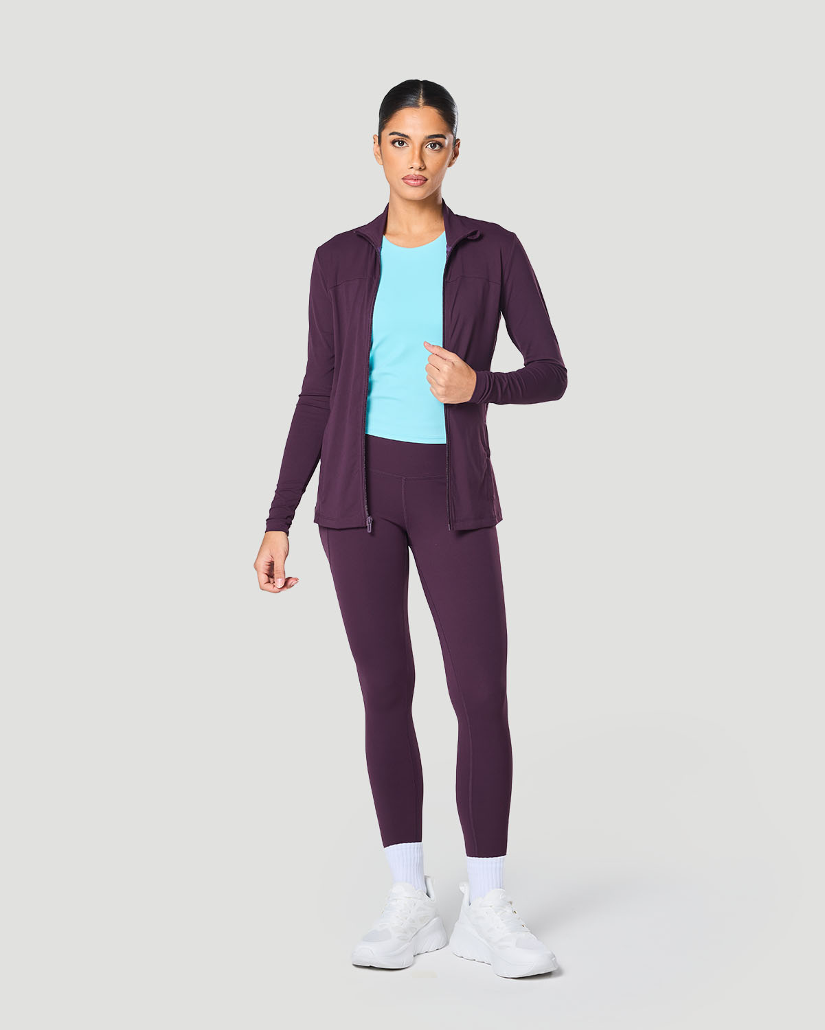 Women's Track Jacket - Italian Plum image number 4