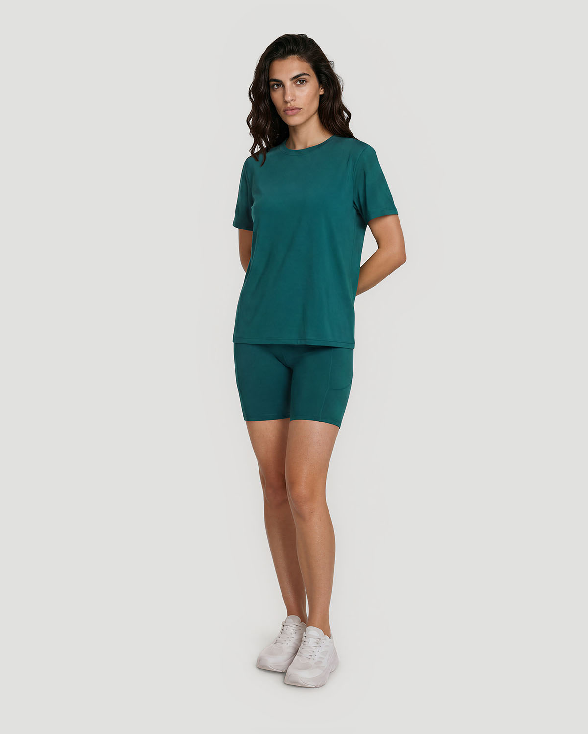 Women's Crew Neck T-Shirt - Shaded Spruce image number 3