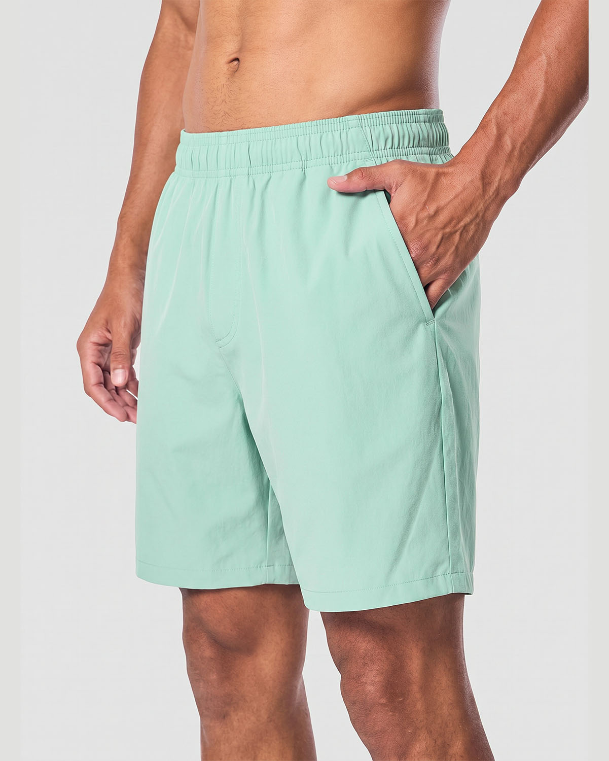 Men's Regular Shorts - Iceberg Green image number 3