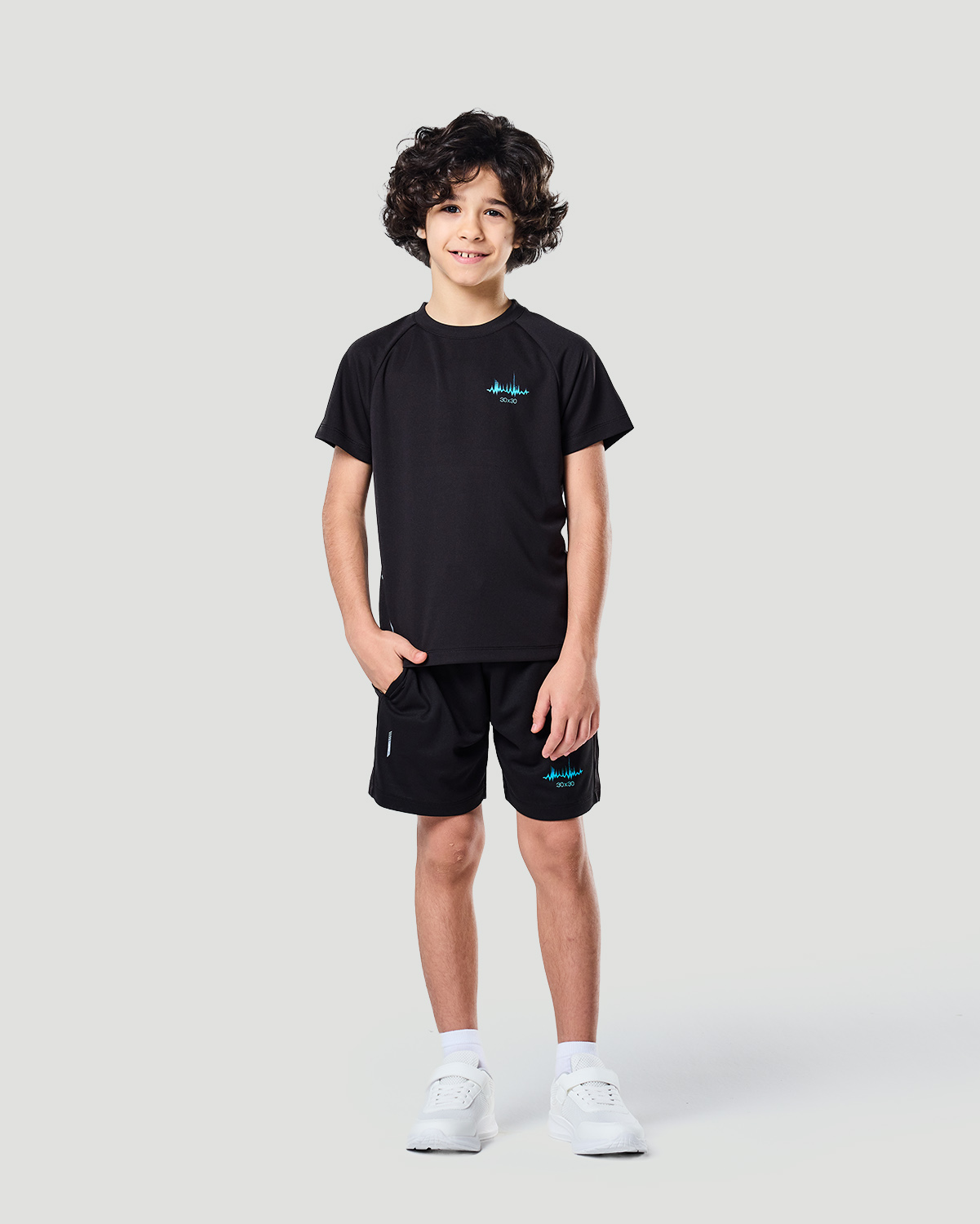 Boys Training T-shirt - Jet Black image number 0