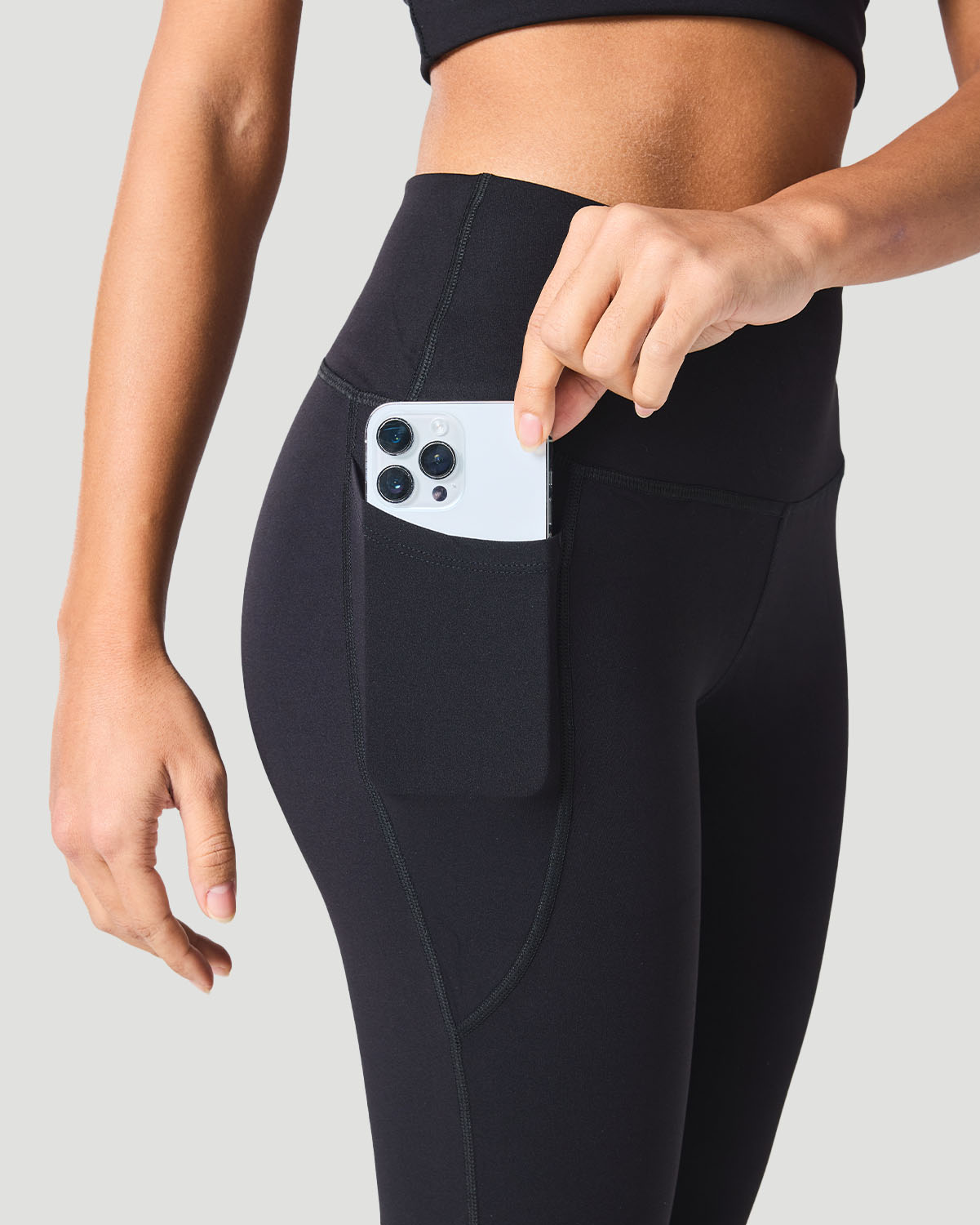 Women's Legging - Jet Black image number 2