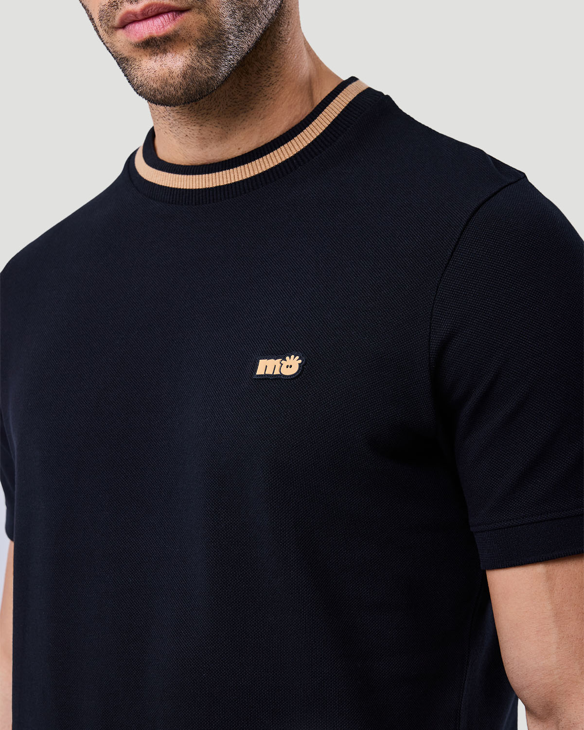 Men's Ringer T-shirt - Jet Black image number 4
