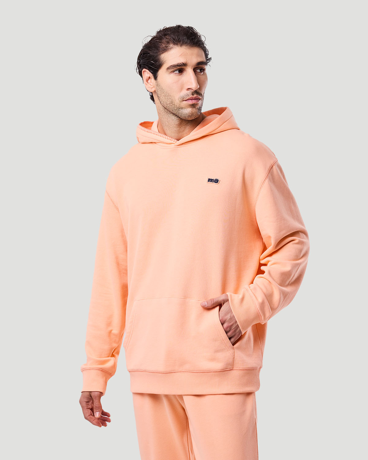 Men's Hoodie - Papaya Punch image number 3
