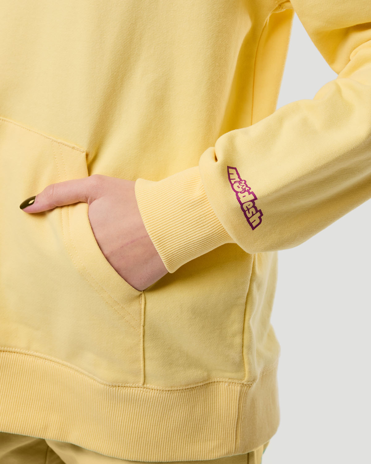 Women&rsquo;s Hoodie - Pale Banana image number 4
