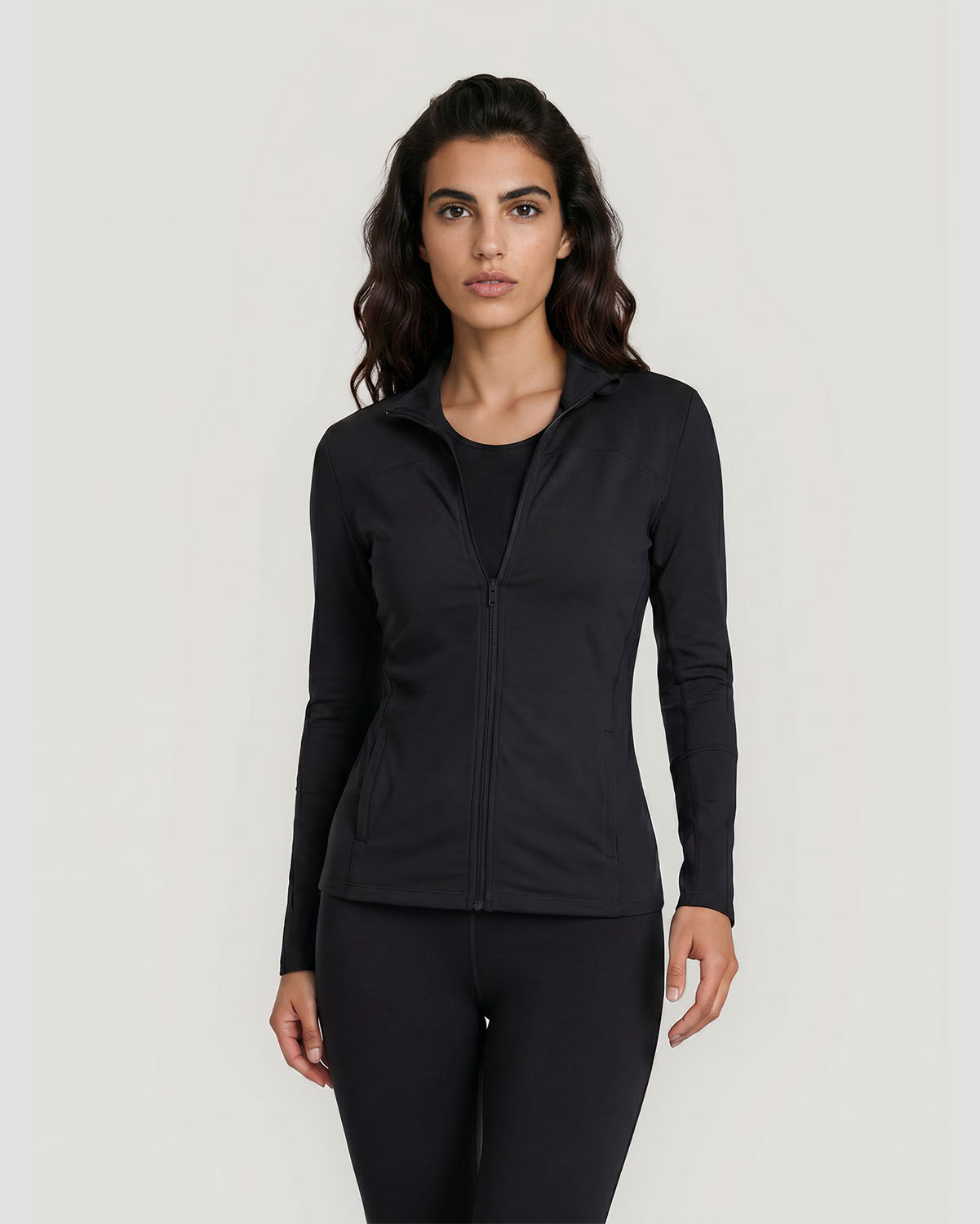 Women's Track Jacket - Jet Black image number 0