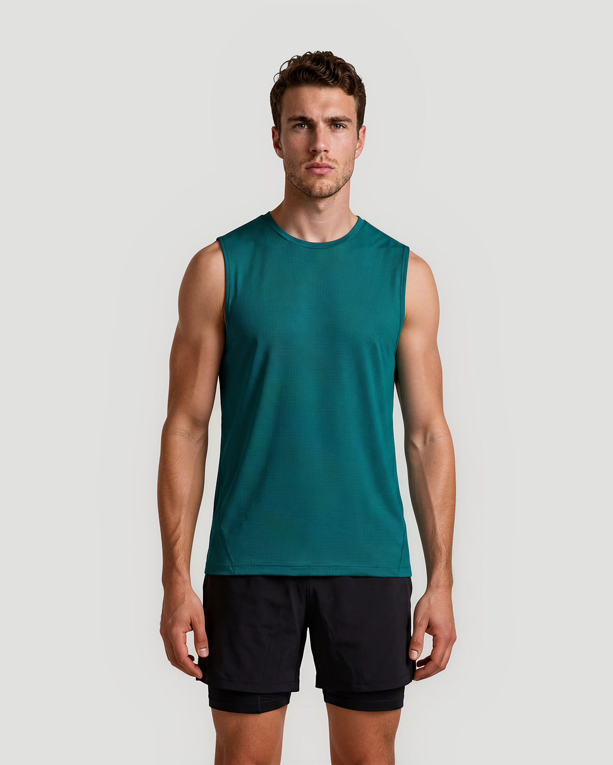 Men's Sleeveless T-Shirt - Shaded Spruce image number 1