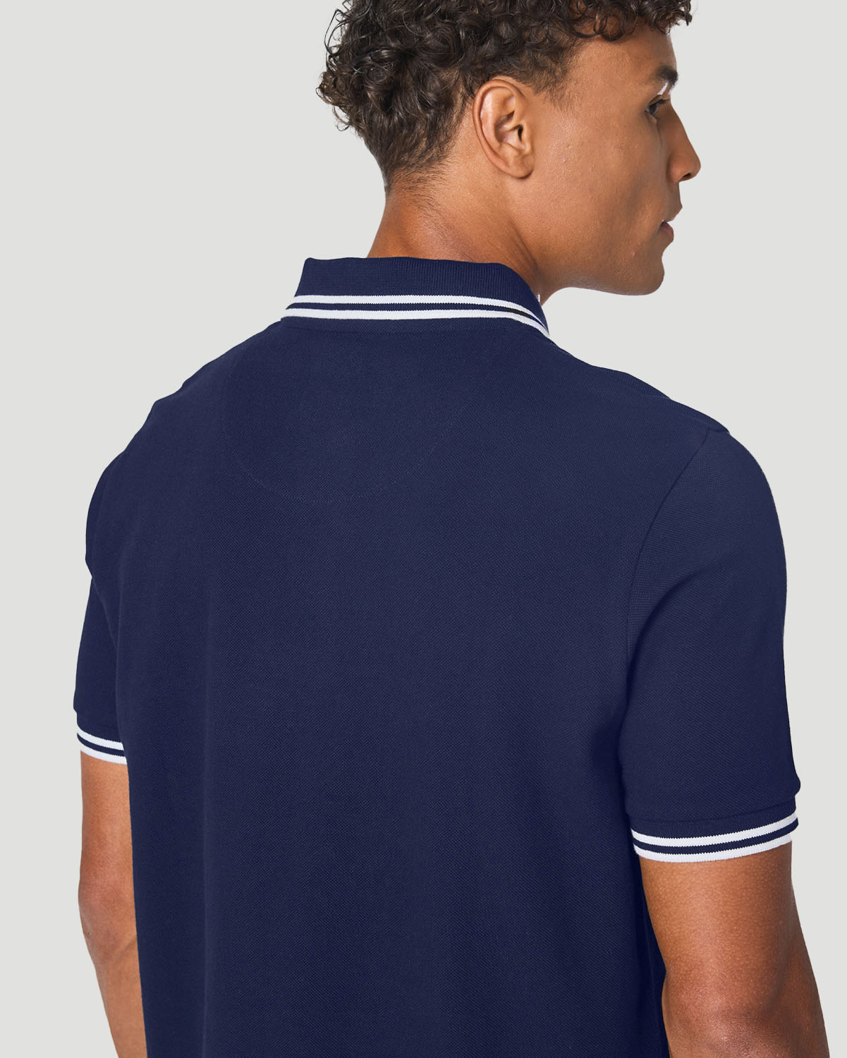 Men's Core Polo T-shirt - Medieval Blue image number 3