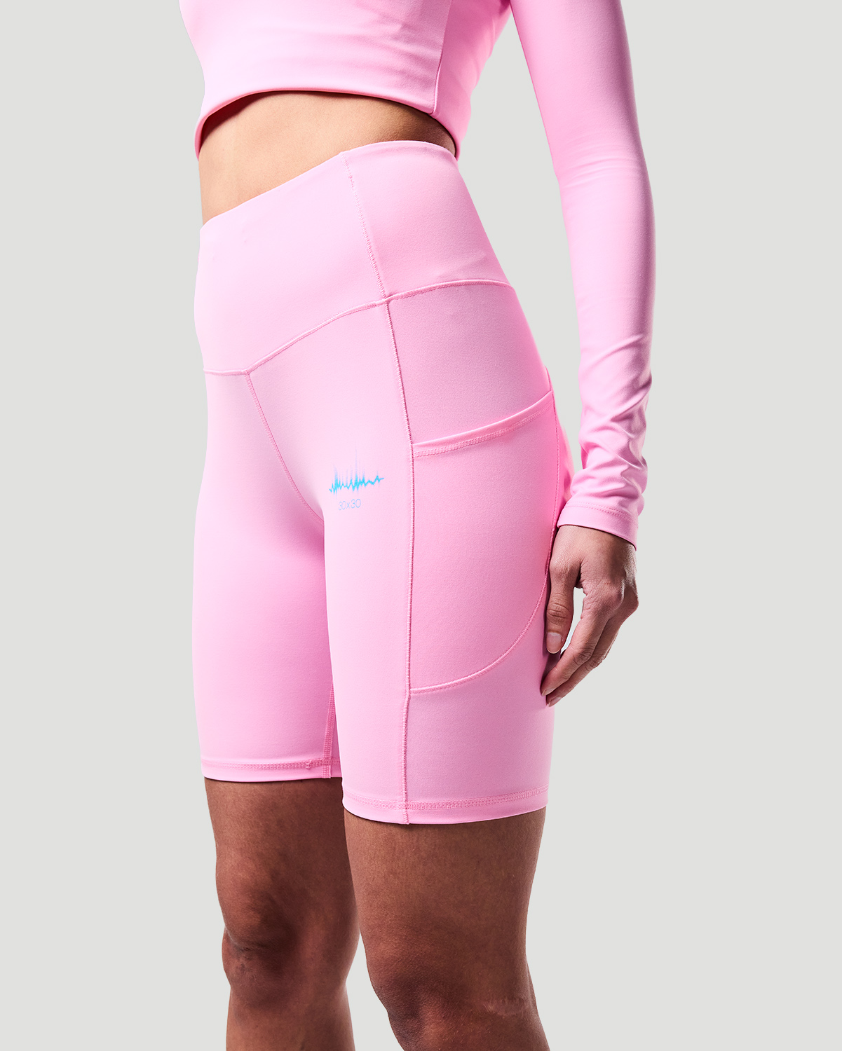 Cycling Shorts - Pink Frosting image number 1