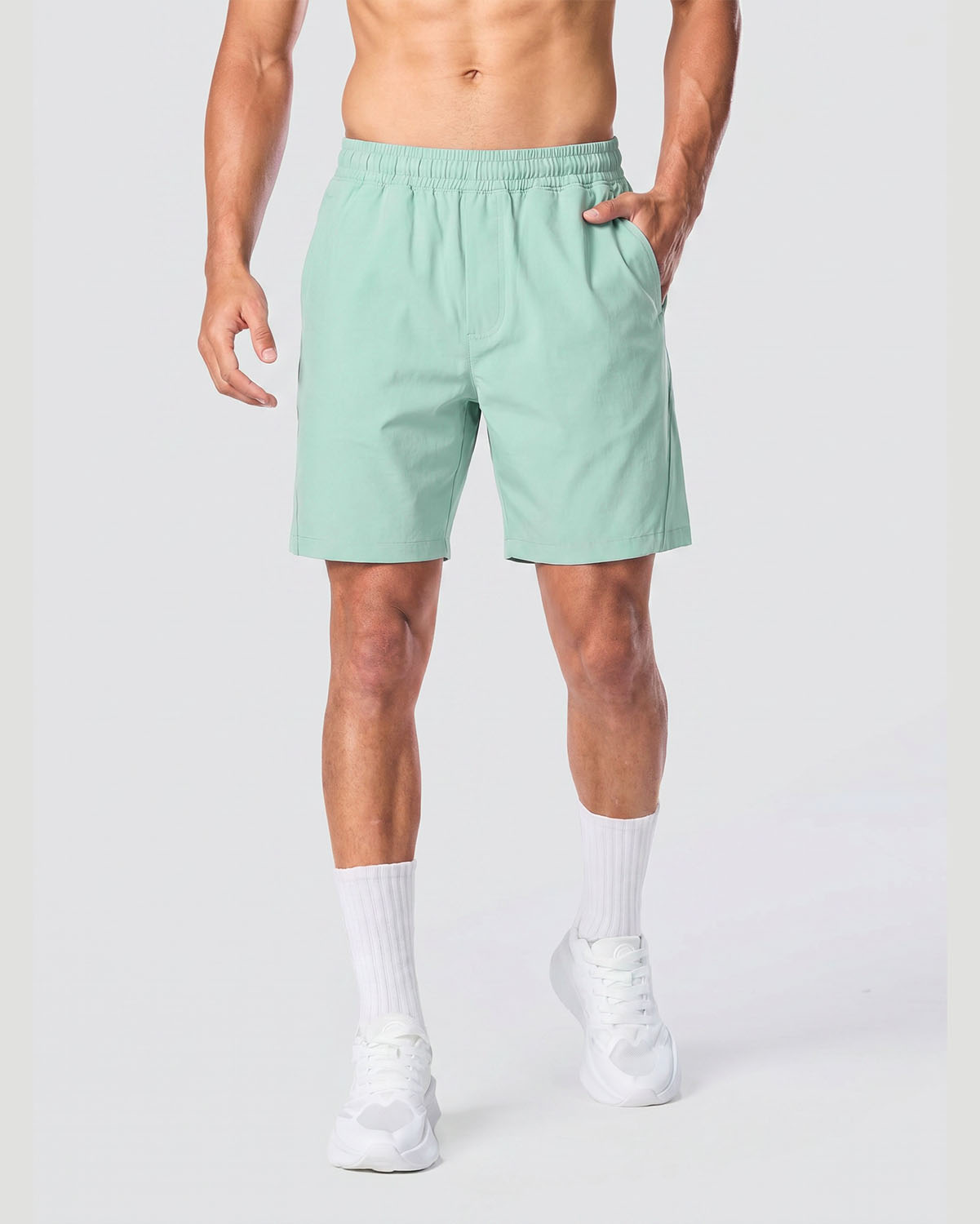 Men's Regular Shorts - Iceberg Green image number 1
