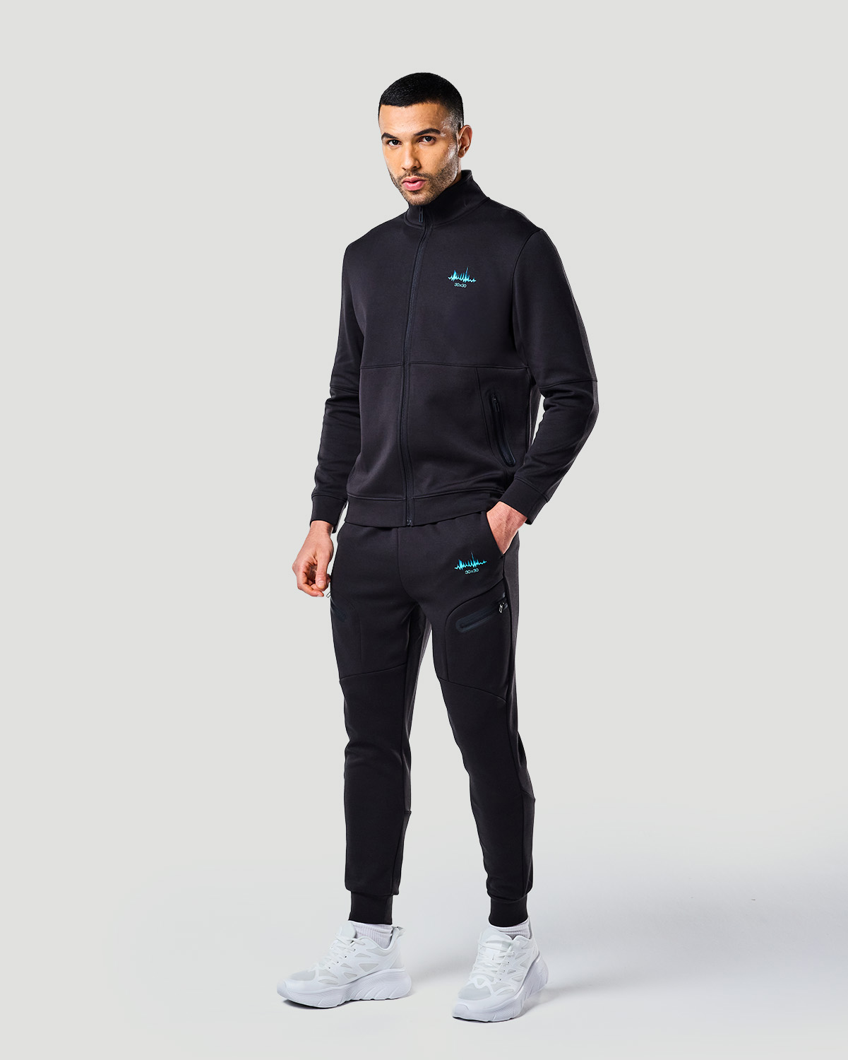 Men&rsquo;s Track Jacket - Jet Black image number 1