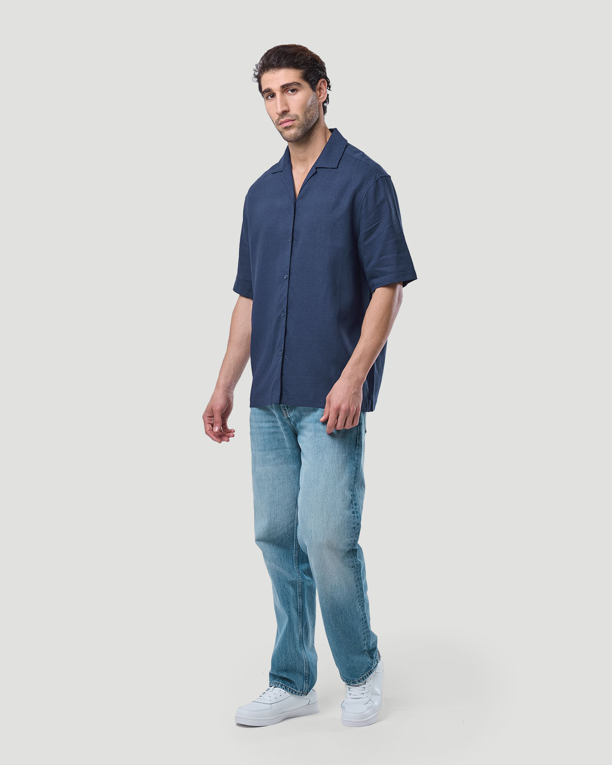 Men's Resort Shirt - Navy image number 0