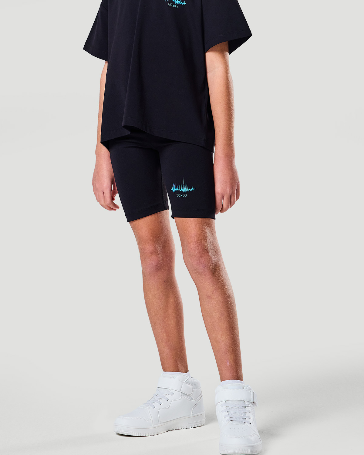 Girls Cycling short - Jet Black image number 3