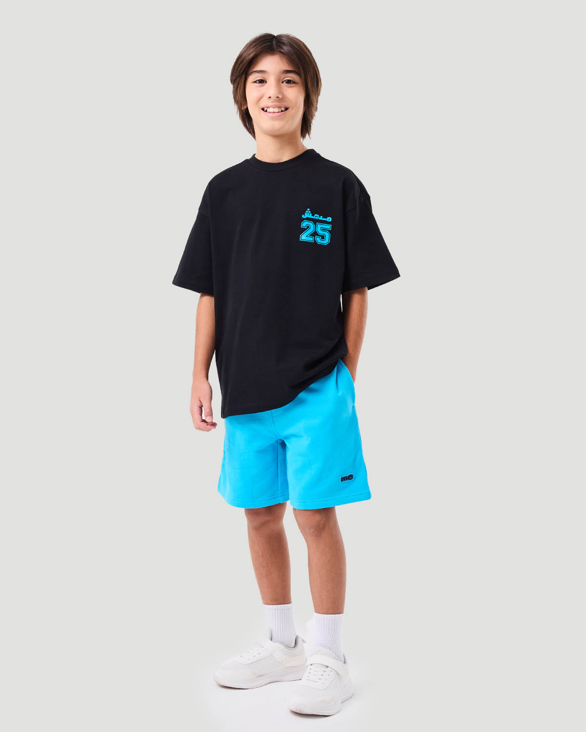 Boy's Graphic T-shirt - Jet Black image number 1