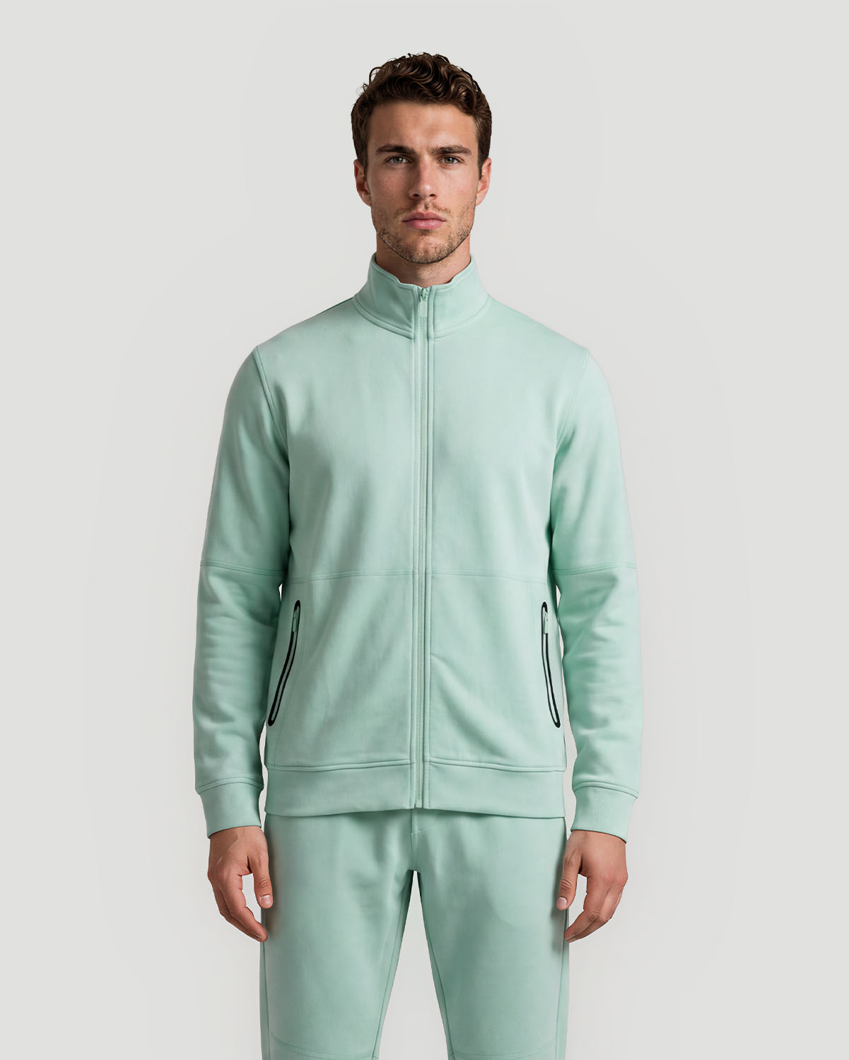 Men's Track Jacket - Iceberg Green image number 1