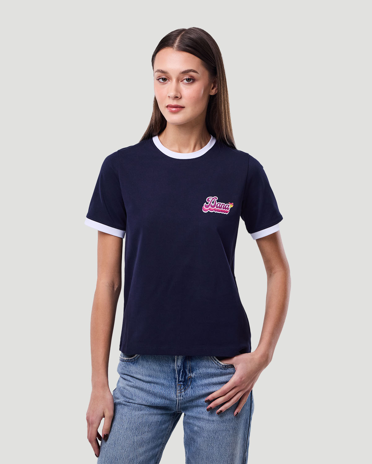 Women’s Ringer T-shirt - Bellwether Blue image number 3