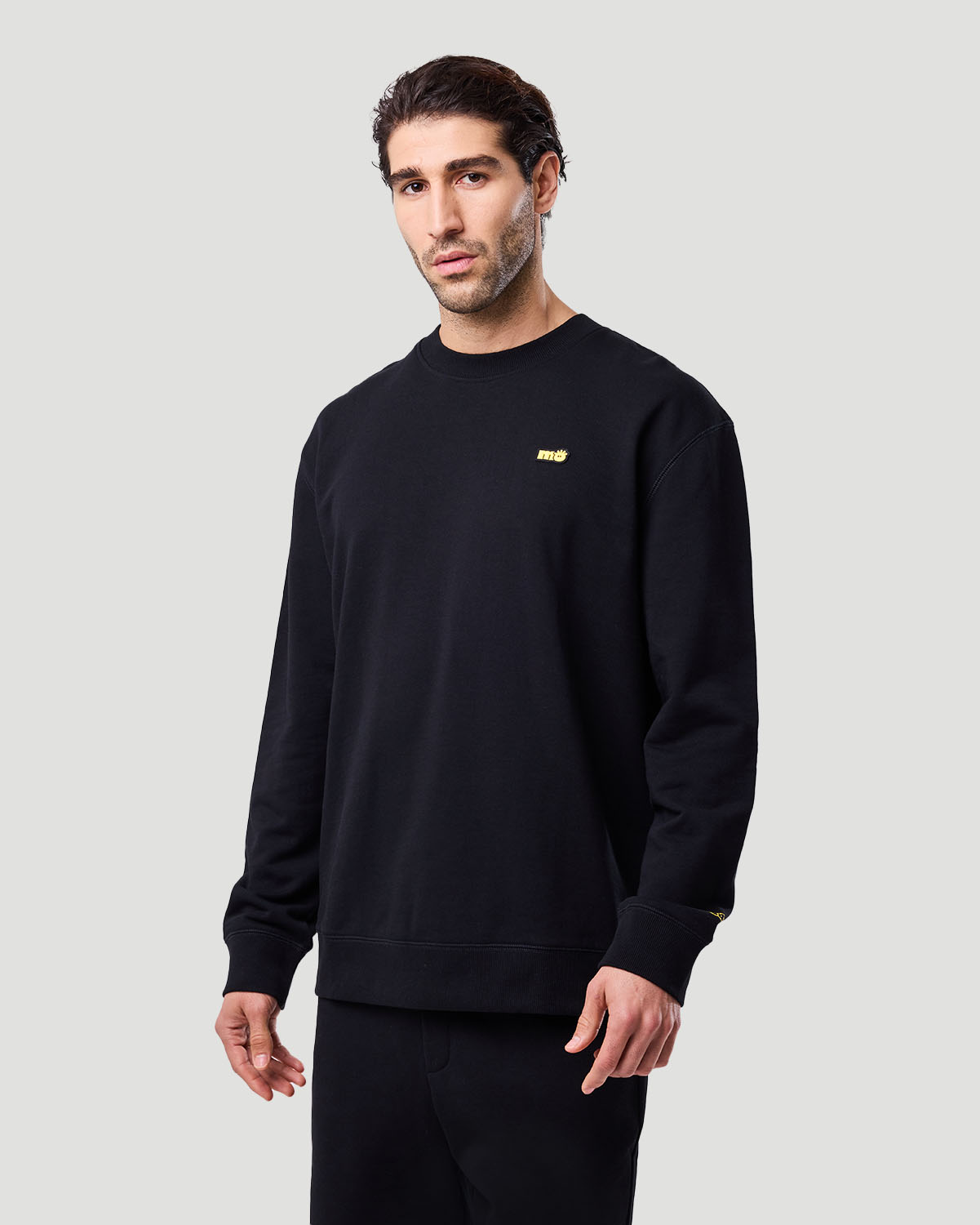Men's Sweatshirt - Jet Black image number 3
