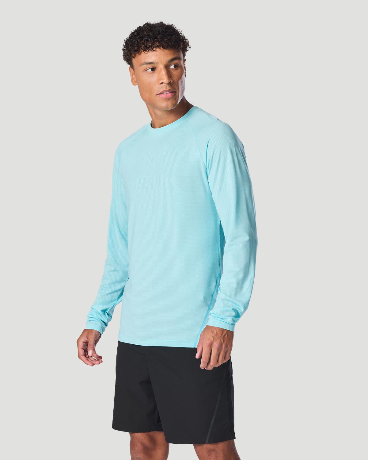 Men's Crew Neck Long Sleeve T-Shirt - Atomizer image number 1