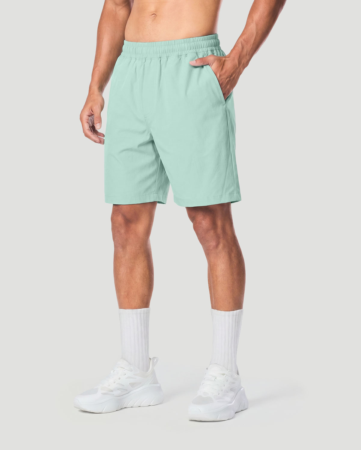 Men's Regular Shorts - Iceberg Green image number 0