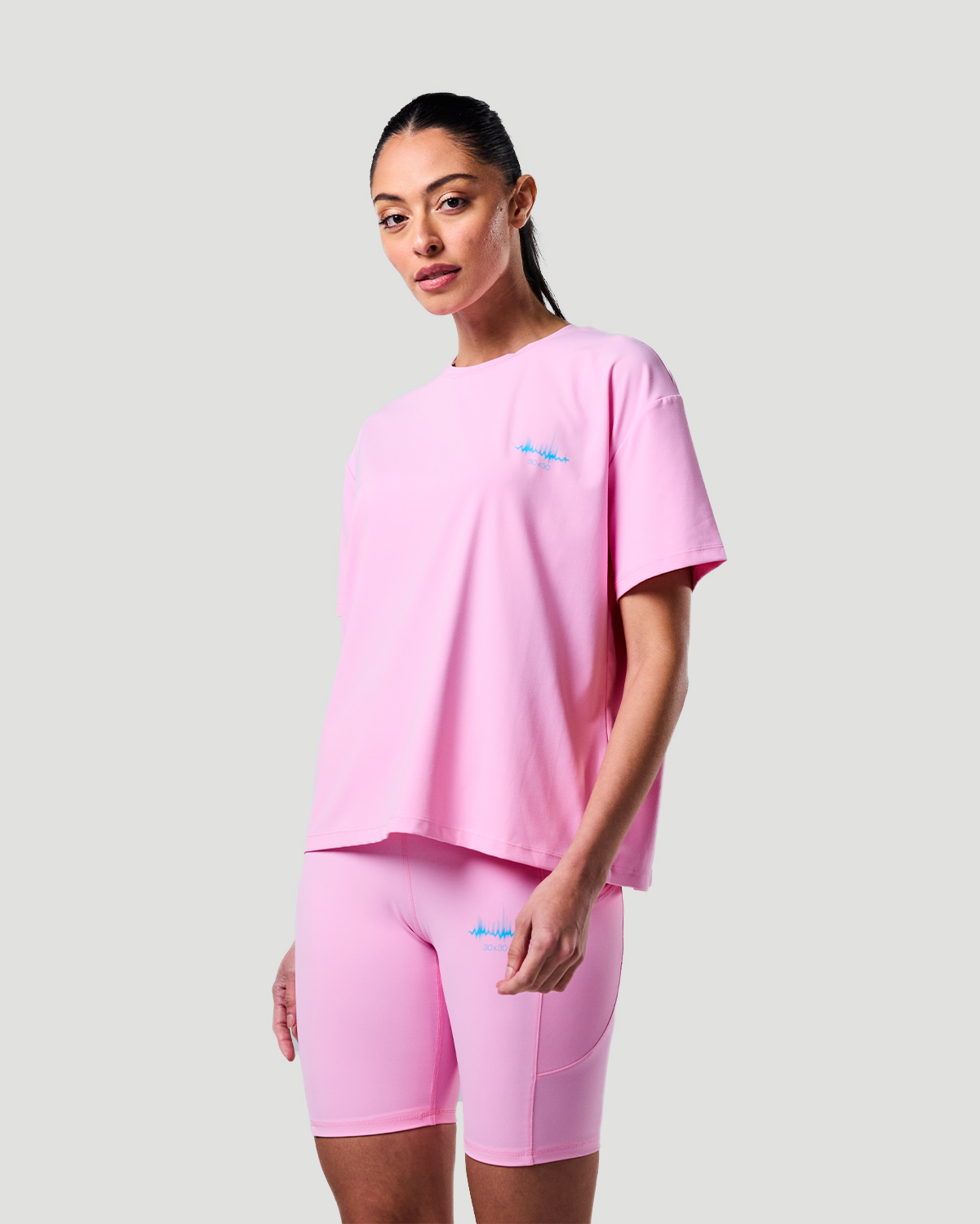Boxy T-shirt - Pink Frosting image number 4