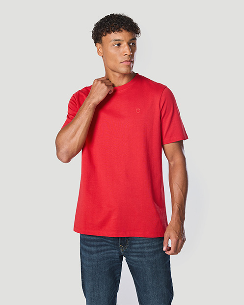 Men's Crew neck T-Shirt - High Risk Red