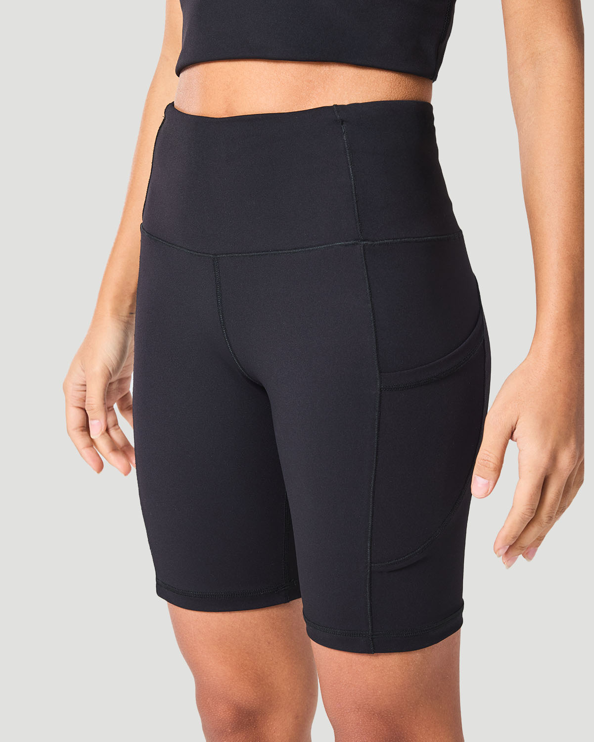Women's Cycle Shorts - Jet Black image number 2