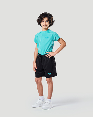 Boys Active Shorts - Jet Black