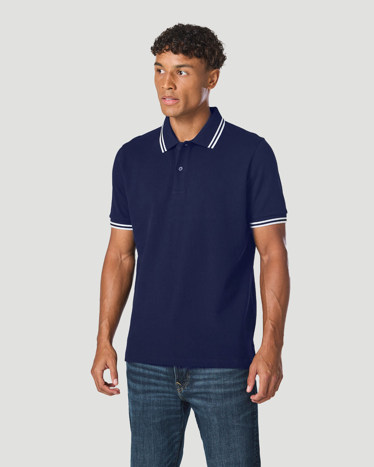 Men's Core Polo T-shirt - Medieval Blue image number 0