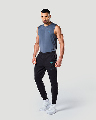 Sporty Jogger Pants - Jet Black