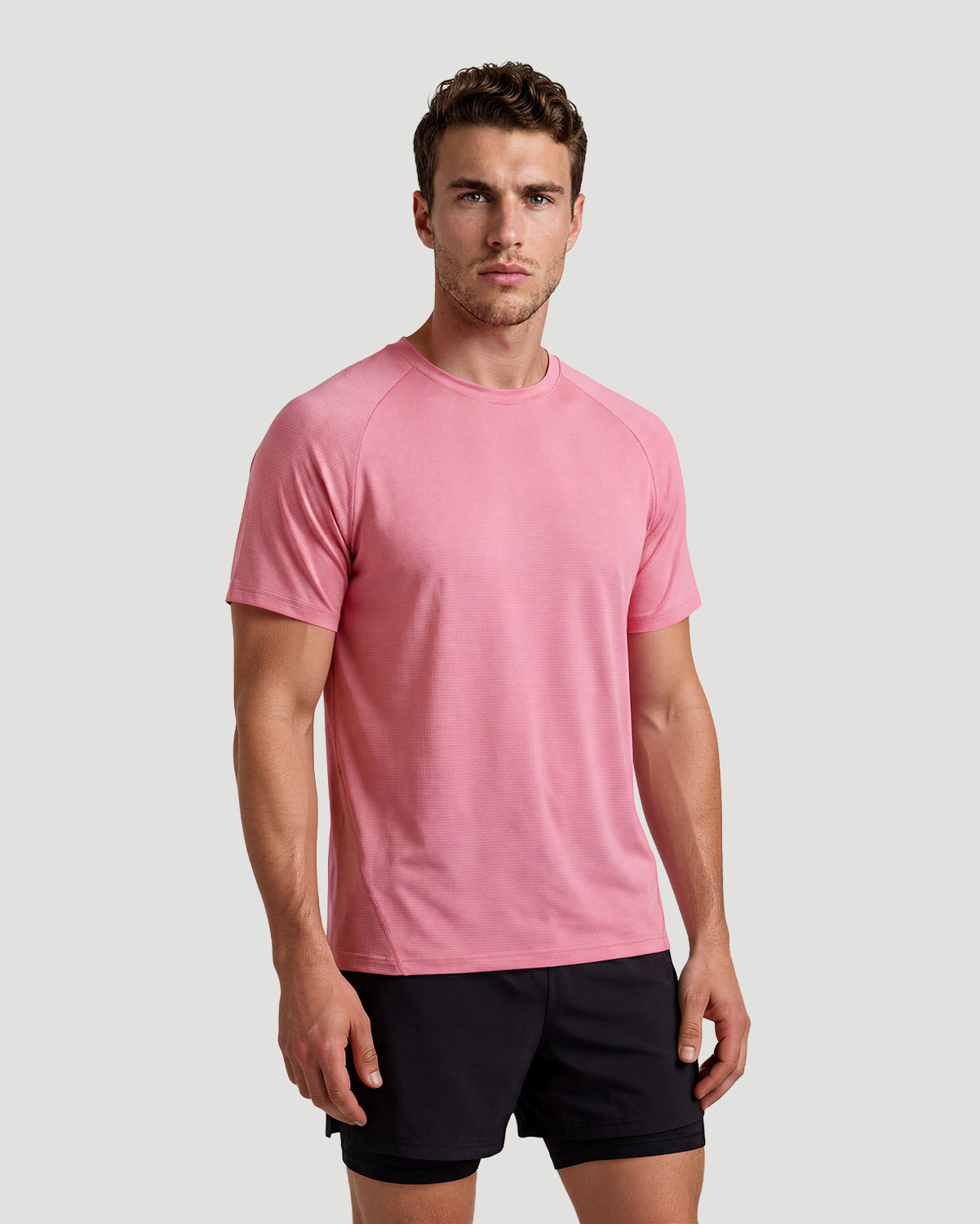 Men's Stretch T-Shirt - Cashmere Rose image number 1