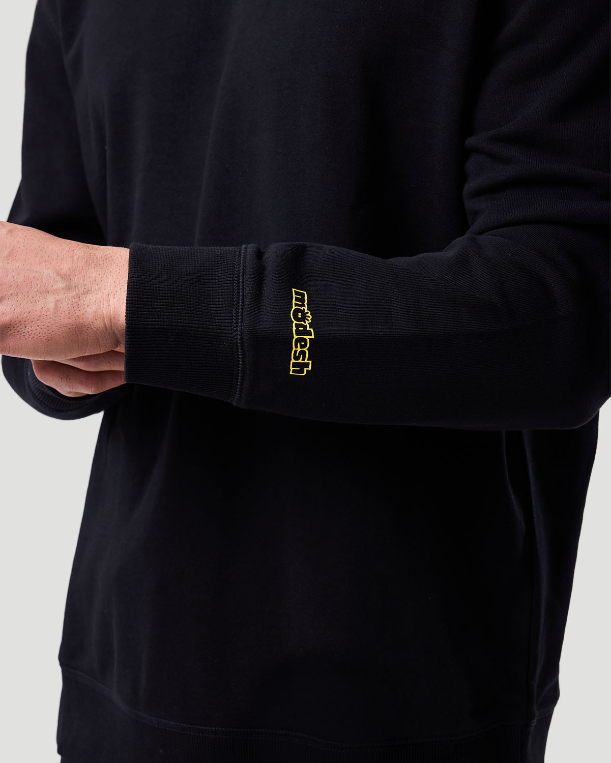 Men's Sweatshirt - Jet Black image number 5