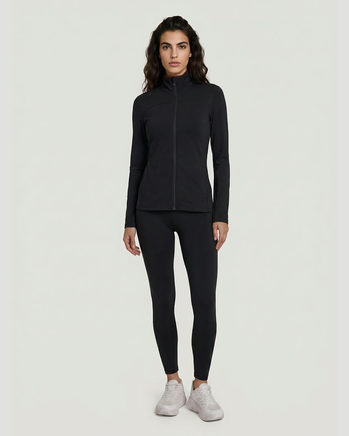 Women's Track Jacket - Jet Black image number 2