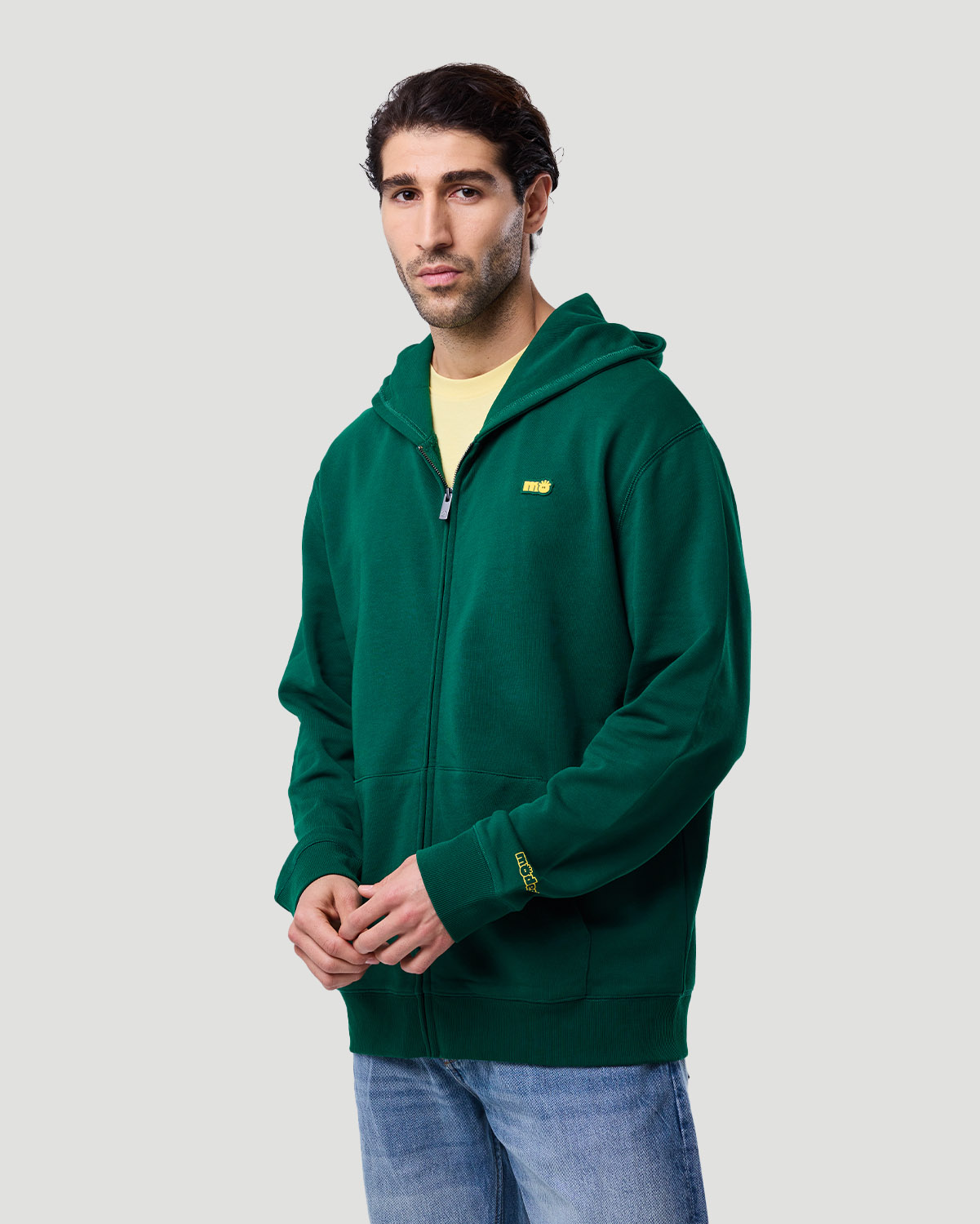 Men's Zip Hoodie - Evergreen image number 3