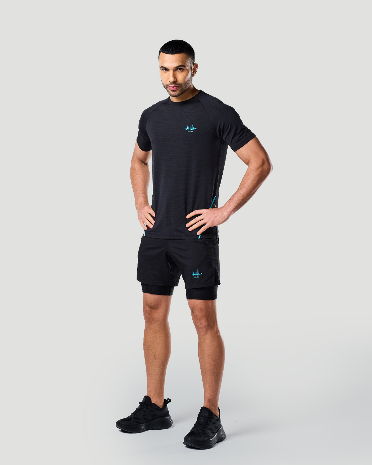 Stretch T-shirt - Jet Black image number 4