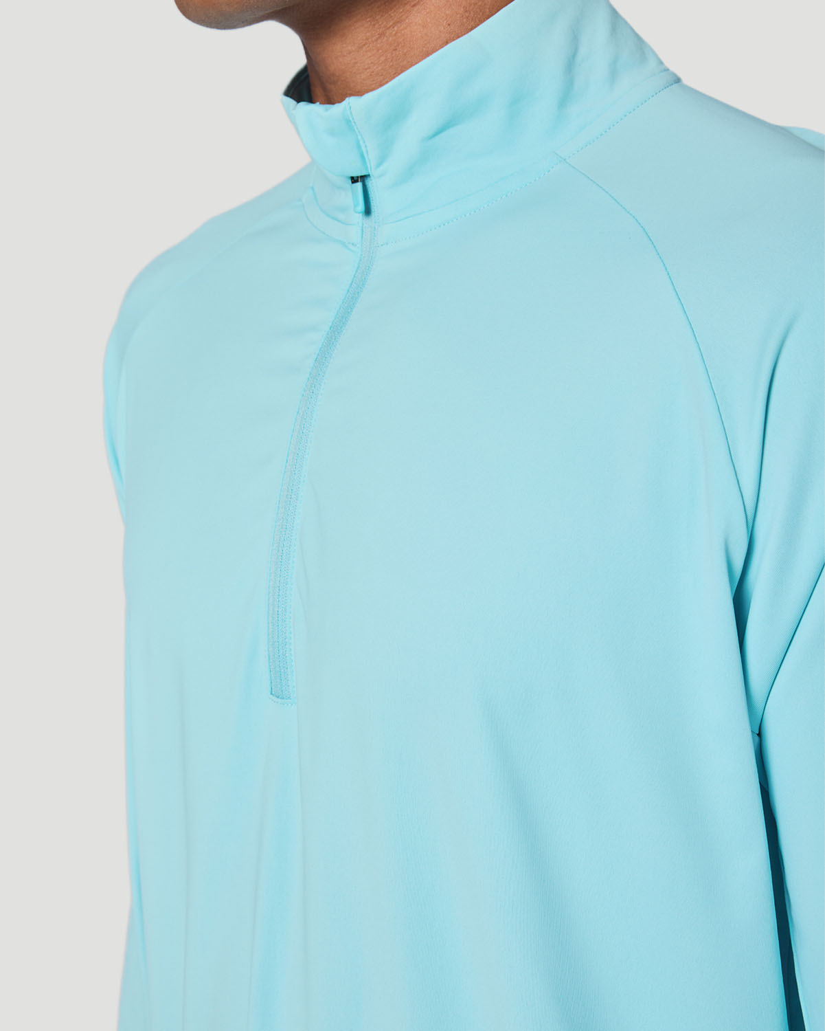 Men's Half-Zip Long Sleeve T-Shirt - Atomizer image number 2