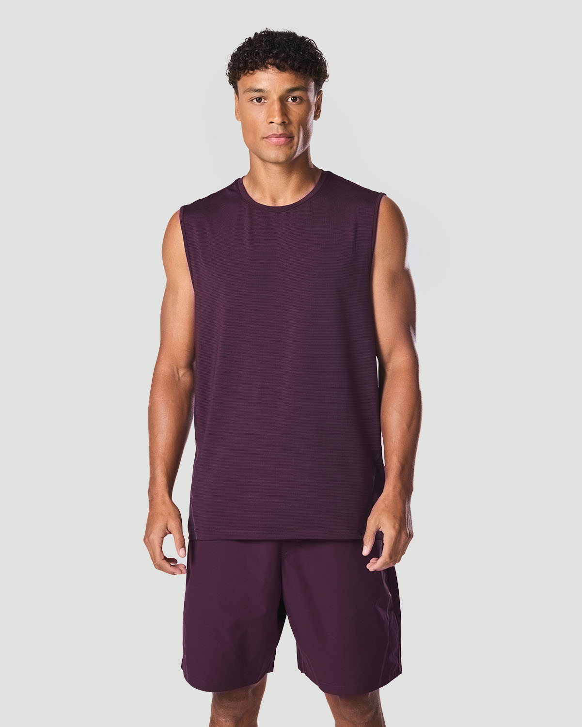Men's Sleeveless T-Shirt - Italian Plum image number 0
