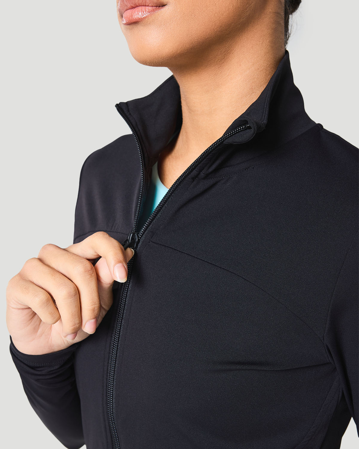 Women's Track Jacket - Jet Black image number 3