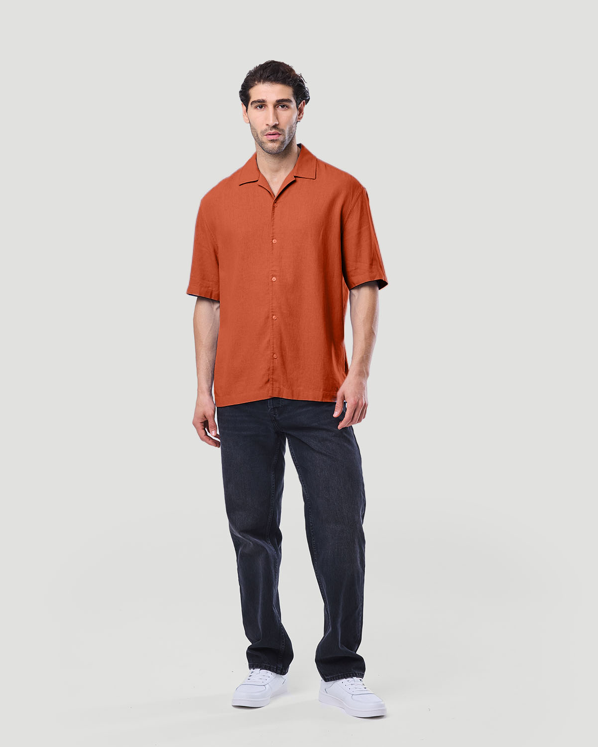 Men's Resort Shirt - Burnt Ochre image number 0
