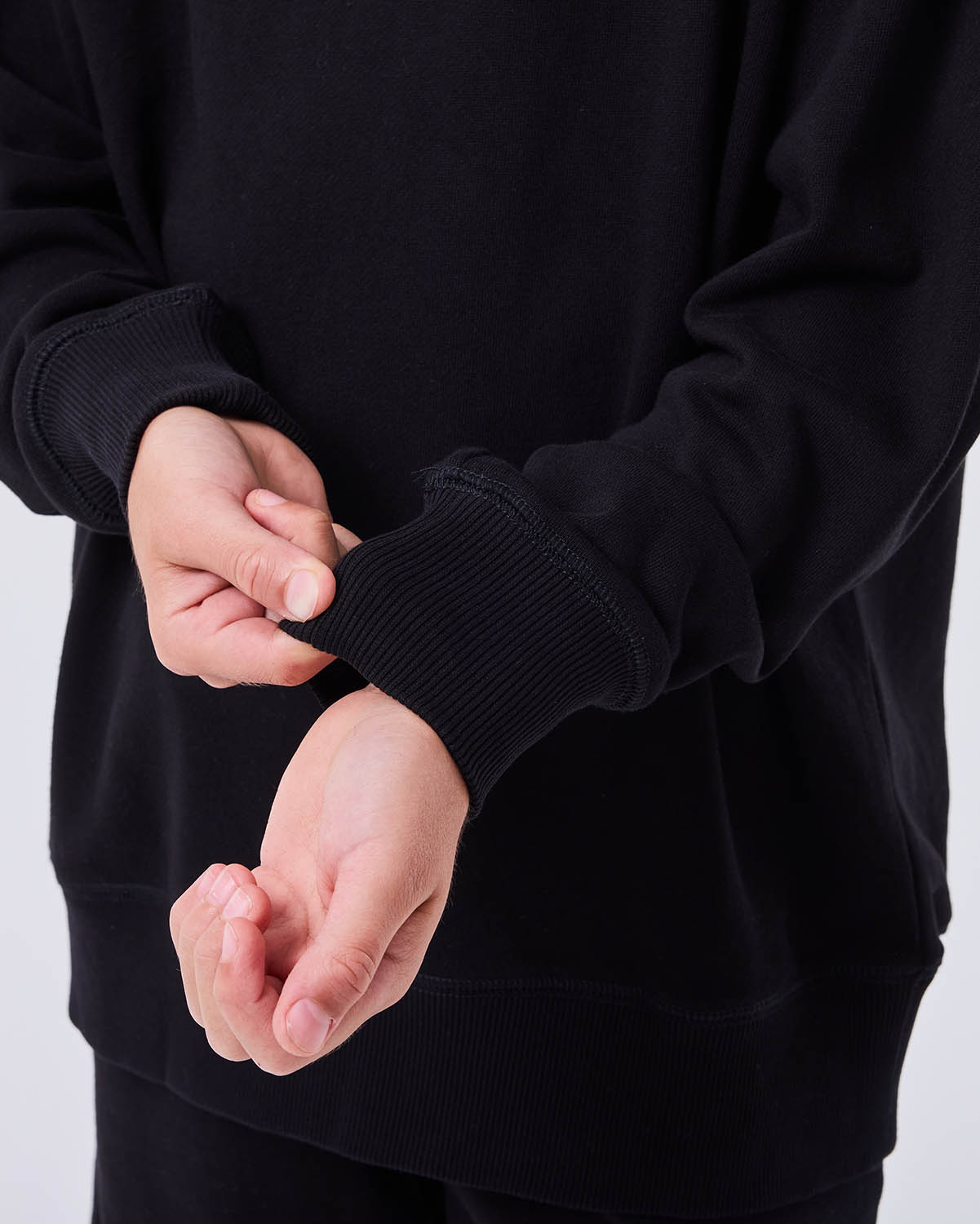 Boy's Sweatshirt - Jet Black image number 5