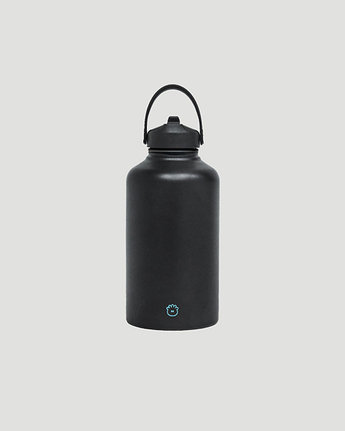 Gym Water Bottle - Jet Black