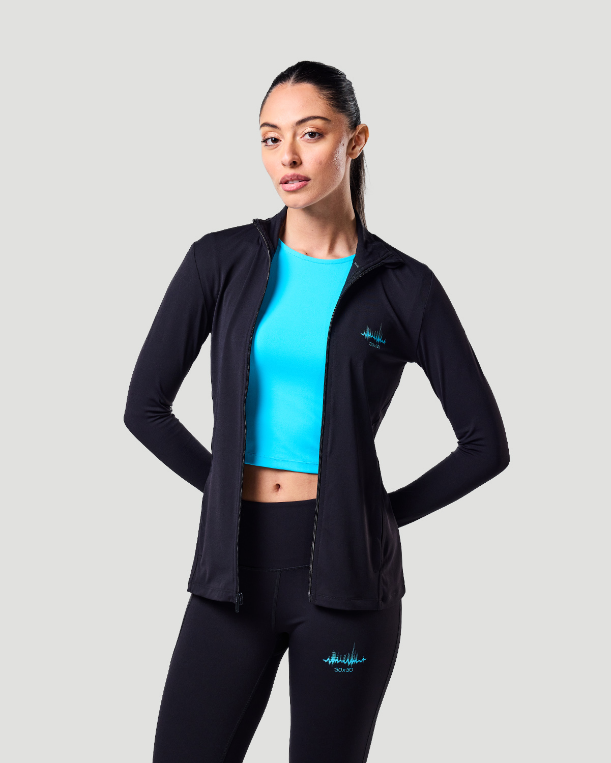Women&rsquo;s Track Jacket - Jet Black image number 4