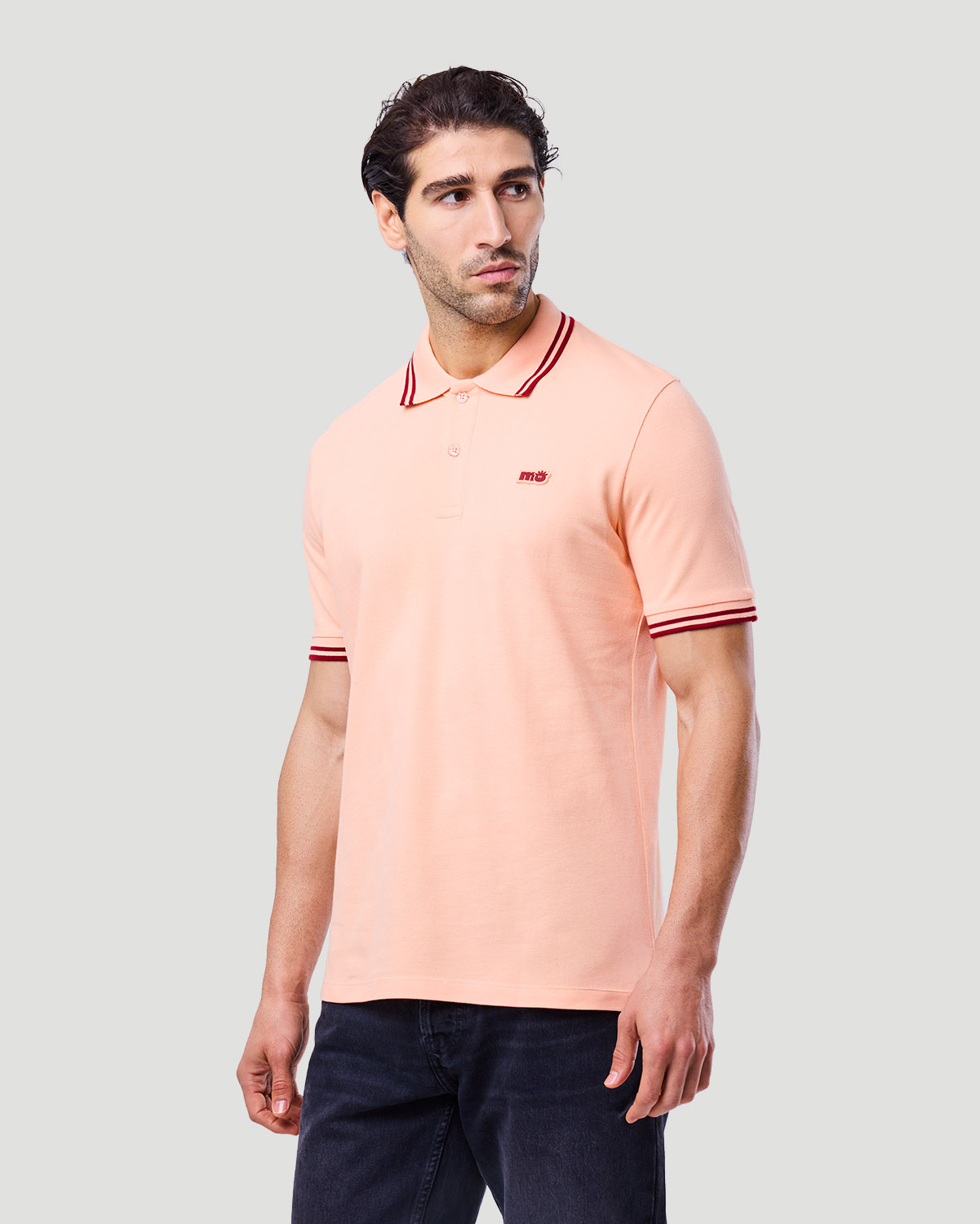 Men's Tipping Polo - Papaya Punch image number 3