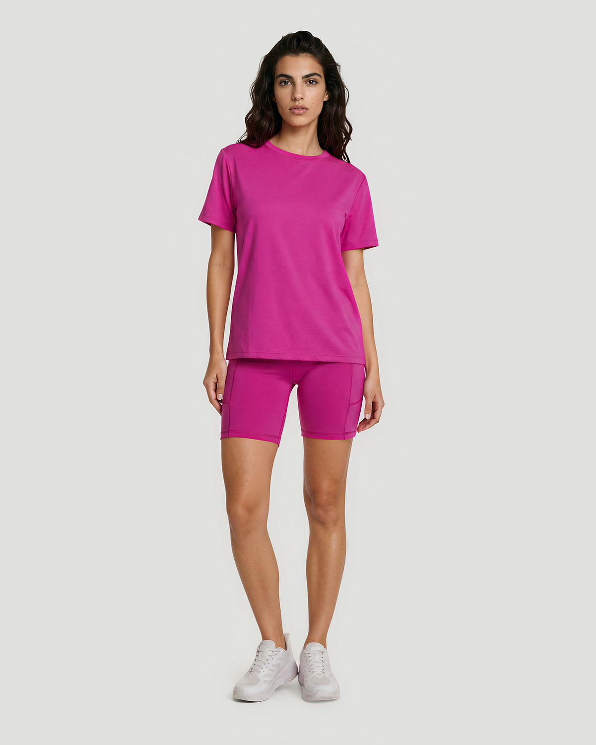 Women's Crew Neck T-Shirt - Rose Violet image number 2