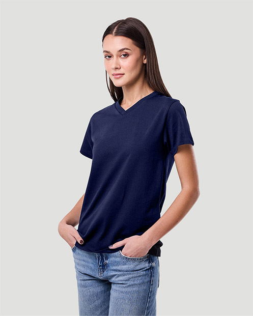 Women's Core V-neck T-shirt - Medieval Blue