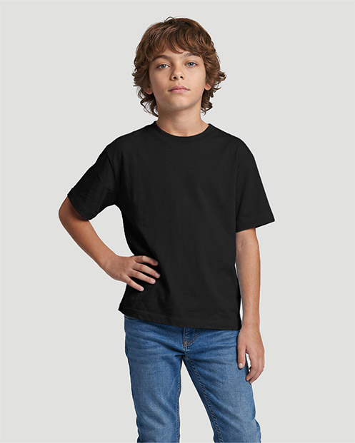 Boys Crew neck T-shirt - Jet Black