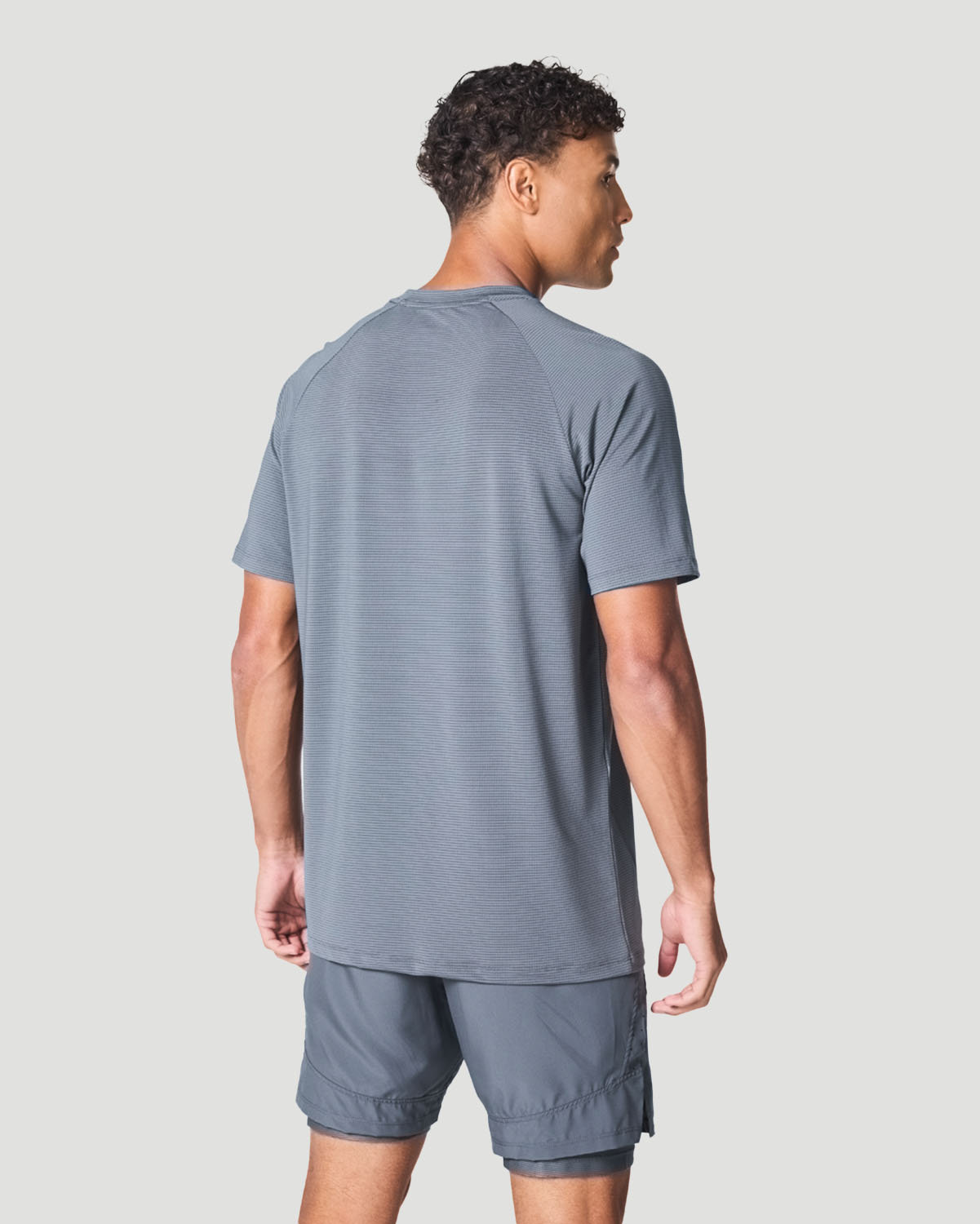 Men's Crew Neck T-Shirt - Castor Grey image number 1