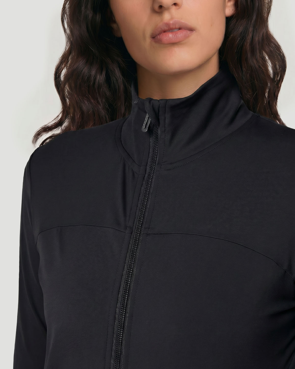 Women's Track Jacket - Jet Black image number 5