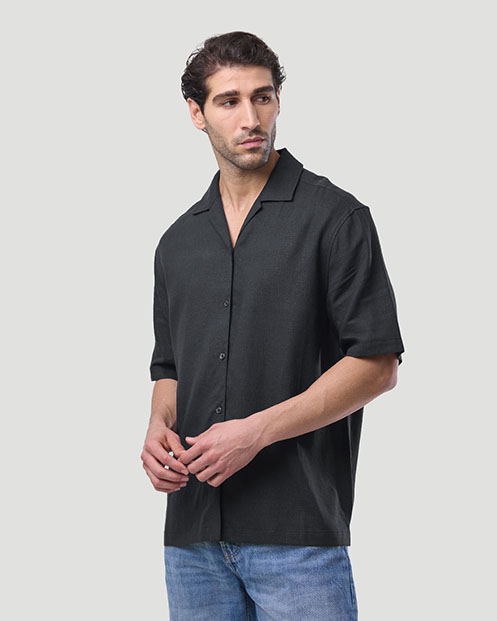 Men's Resort Shirt - Jet Black