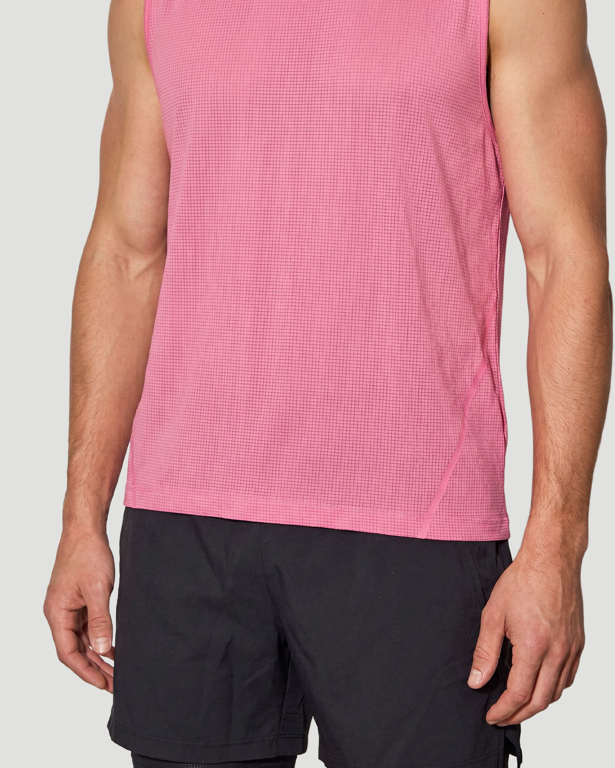 Men's Sleeveless T-Shirt - Cashmere Rose image number 4